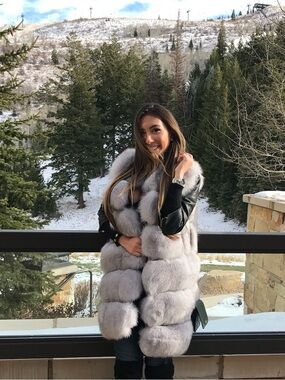 Luxury fur vest S